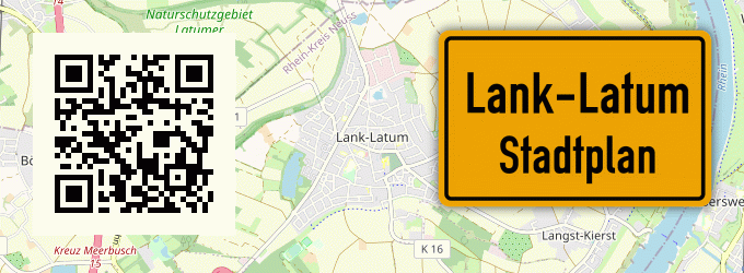 Stadtplan Lank-Latum
