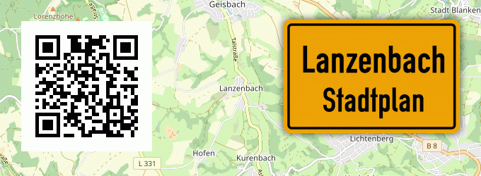 Stadtplan Lanzenbach