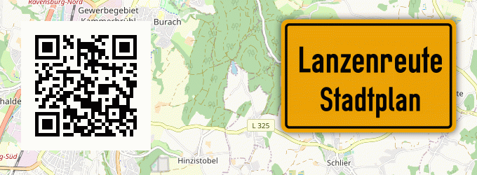 Stadtplan Lanzenreute