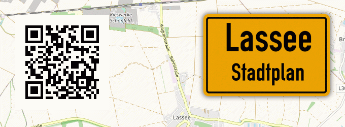 Stadtplan Lassee