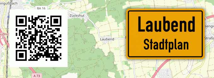 Stadtplan Laubend