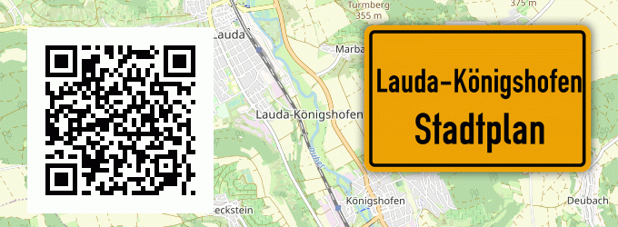 Stadtplan Lauda-Königshofen