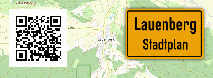 Stadtplan Lauenberg