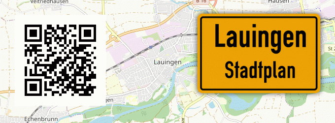 Stadtplan Lauingen