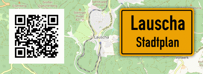 Stadtplan Lauscha