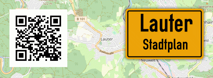 Stadtplan Lauter, Hessen