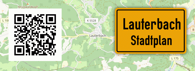 Stadtplan Lauterbach, Kreis Tirschenreuth
