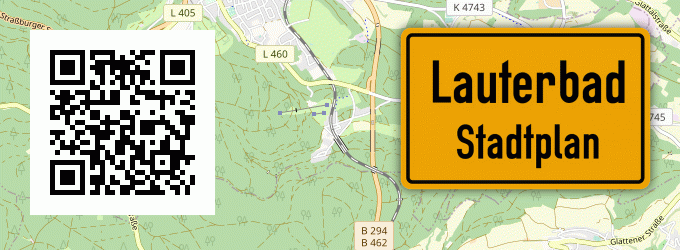 Stadtplan Lauterbad