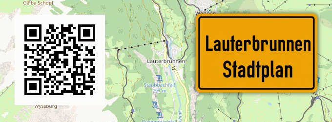 Stadtplan Lauterbrunnen