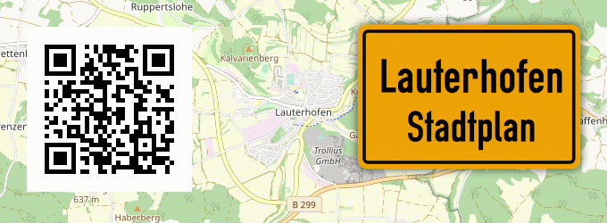 Stadtplan Lauterhofen