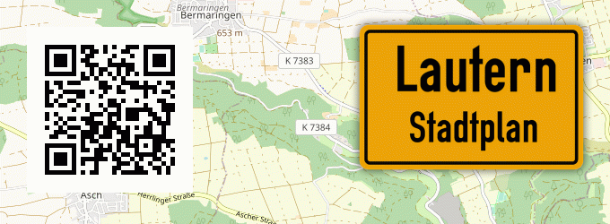 Stadtplan Lautern, Odenwald