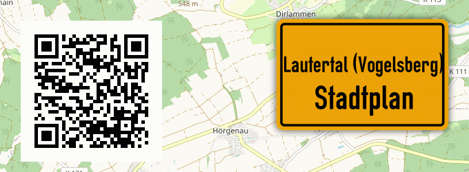 Stadtplan Lautertal (Vogelsberg)