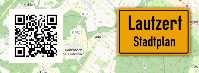 Stadtplan Lautzert