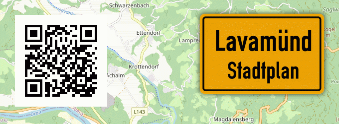 Stadtplan Lavamünd