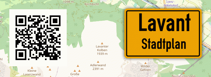 Stadtplan Lavant