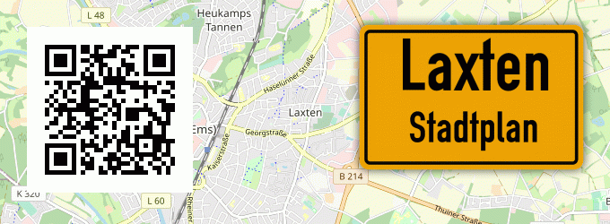 Stadtplan Laxten