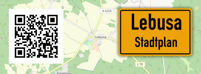 Stadtplan Lebusa