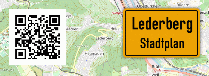 Stadtplan Lederberg