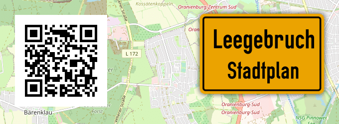 Stadtplan Leegebruch
