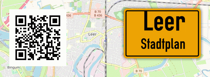 Stadtplan Leer, Westfalen