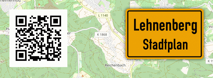 Stadtplan Lehnenberg