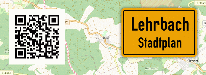 Stadtplan Lehrbach