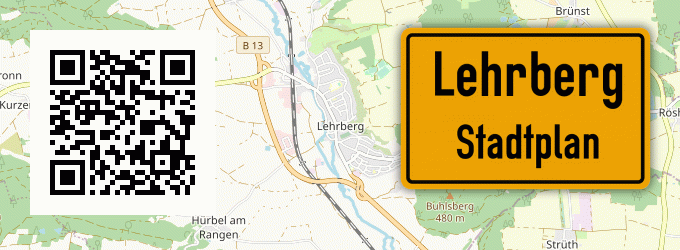 Stadtplan Lehrberg