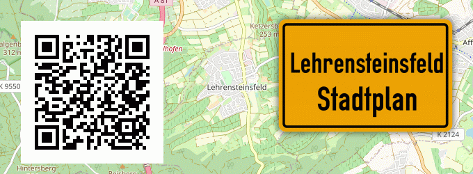 Stadtplan Lehrensteinsfeld