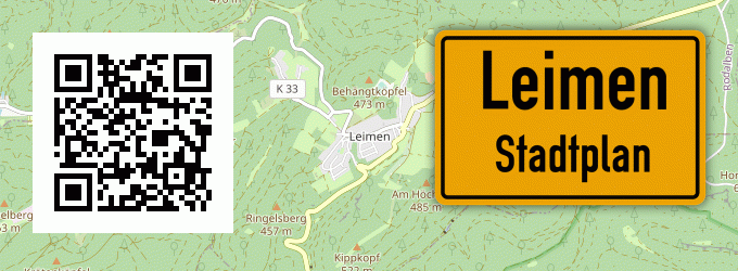 Stadtplan Leimen, Pfalz