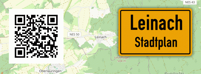 Stadtplan Leinach