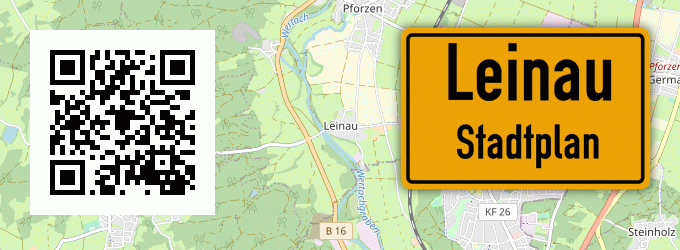 Stadtplan Leinau