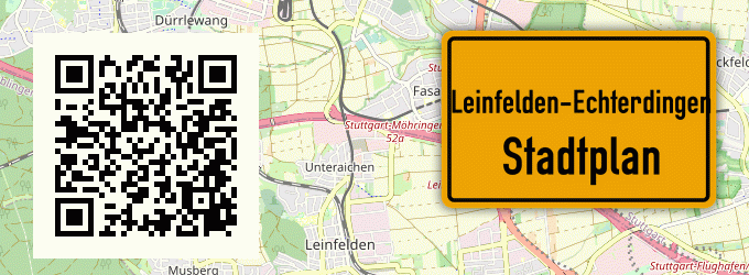 Stadtplan Leinfelden-Echterdingen