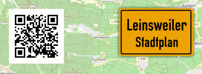 Stadtplan Leinsweiler
