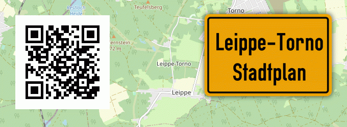 Stadtplan Leippe-Torno