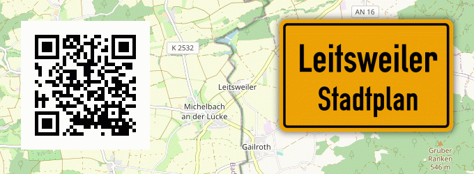 Stadtplan Leitsweiler