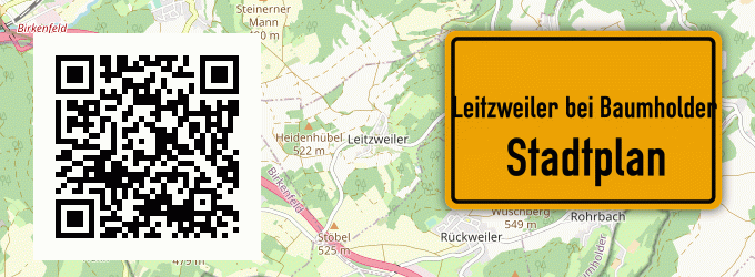 Stadtplan Leitzweiler bei Baumholder