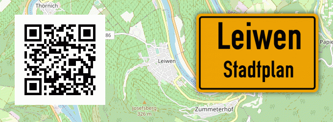 Stadtplan Leiwen