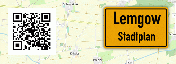 Stadtplan Lemgow, Niedersachsen