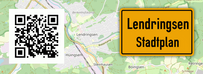 Stadtplan Lendringsen, Sauerland