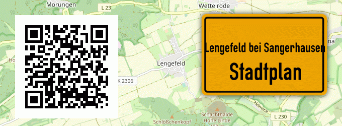 Stadtplan Lengefeld bei Sangerhausen