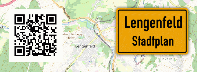 Stadtplan Lengenfeld, Kreis Landsberg am Lech