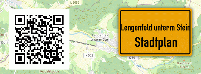 Stadtplan Lengenfeld unterm Stein