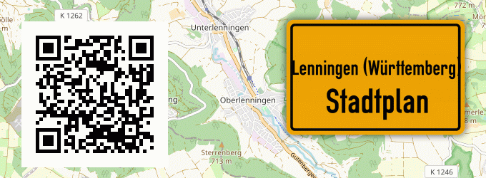 Stadtplan Lenningen (Württemberg)