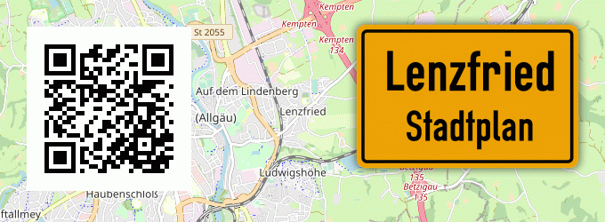 Stadtplan Lenzfried