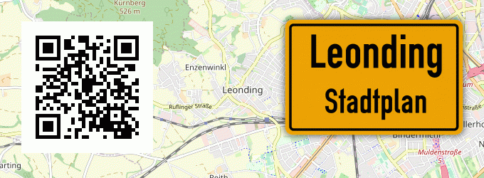 Stadtplan Leonding