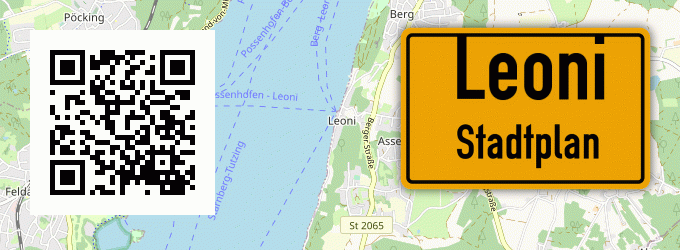 Stadtplan Leoni, Starnberger See