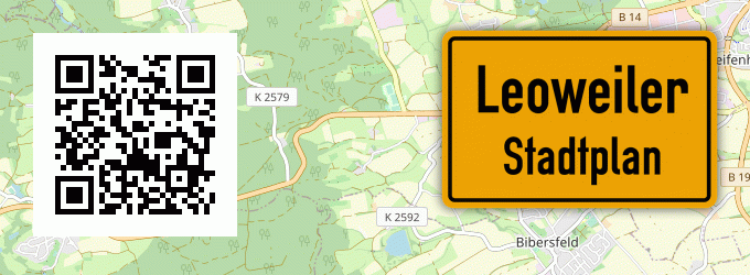 Stadtplan Leoweiler