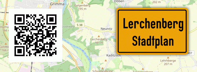 Stadtplan Lerchenberg, Oberbayern