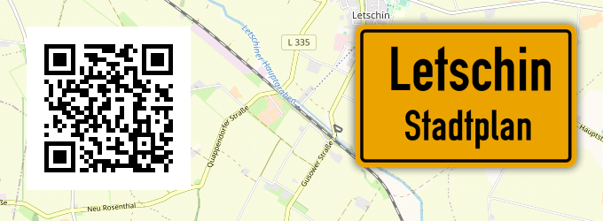 Stadtplan Letschin