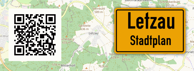 Stadtplan Letzau